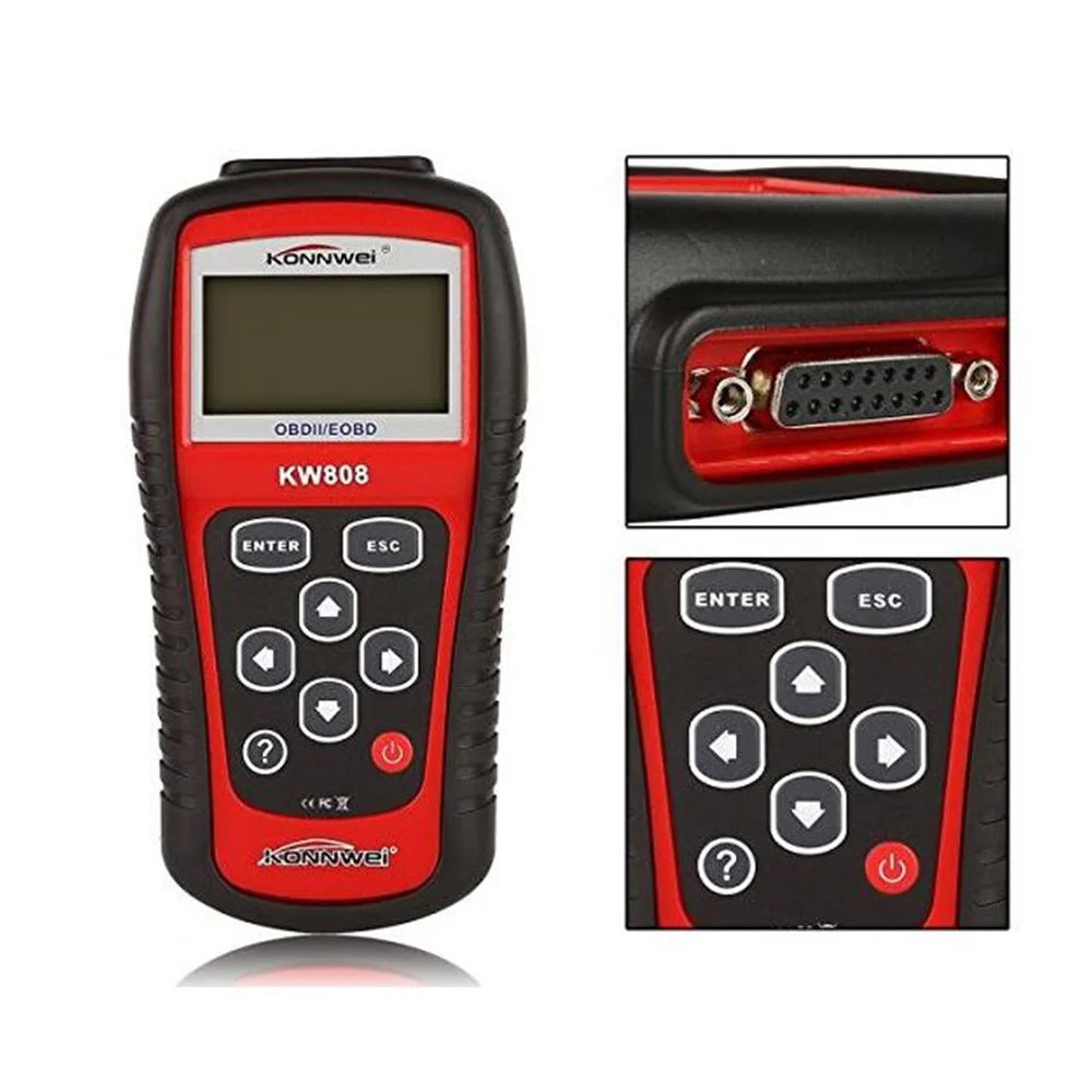 KONNWEI KW808 OBDII EOBD Car Code Reader Tester Diagnostic Scanner - 3