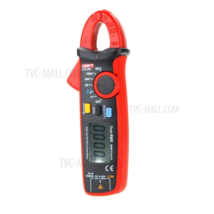 Mini Portable LCD Display UNI-T UT210E True RMS AC/DC Current Digital Clamp Meter w/ Capacitance Tester - 1