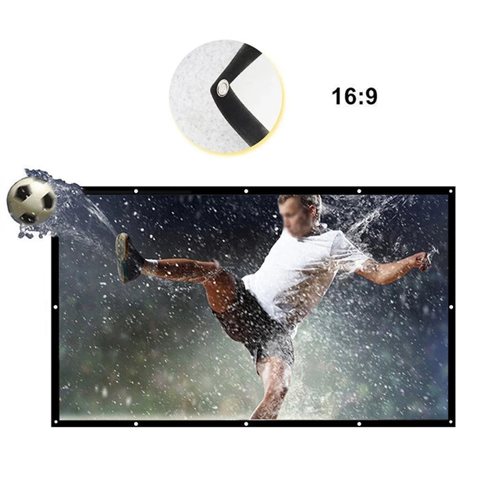 H150 Foldable 16:9 150 Inch Portable Projector Screen - 4