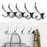 Wall Mounted Stainless Steel Hook Rack Cloth Hat Coat Hanger - 1