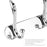 Wall Mounted Stainless Steel Hook Rack Cloth Hat Coat Hanger - 4