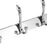 Wall Mounted Stainless Steel Hook Rack Cloth Hat Coat Hanger - 7