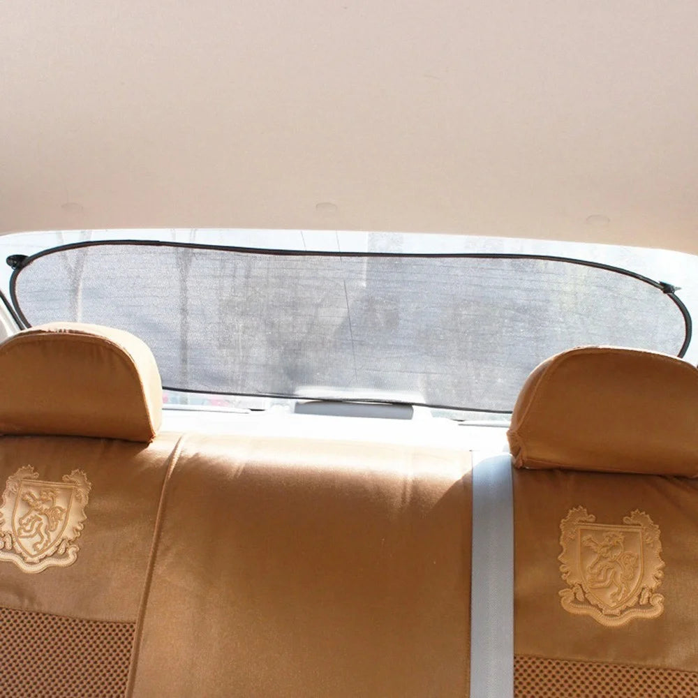 Photocatalyst Mesh Sun Visor Window Screen Sunshade for Car - Size: 39.3x19.6inch - 2