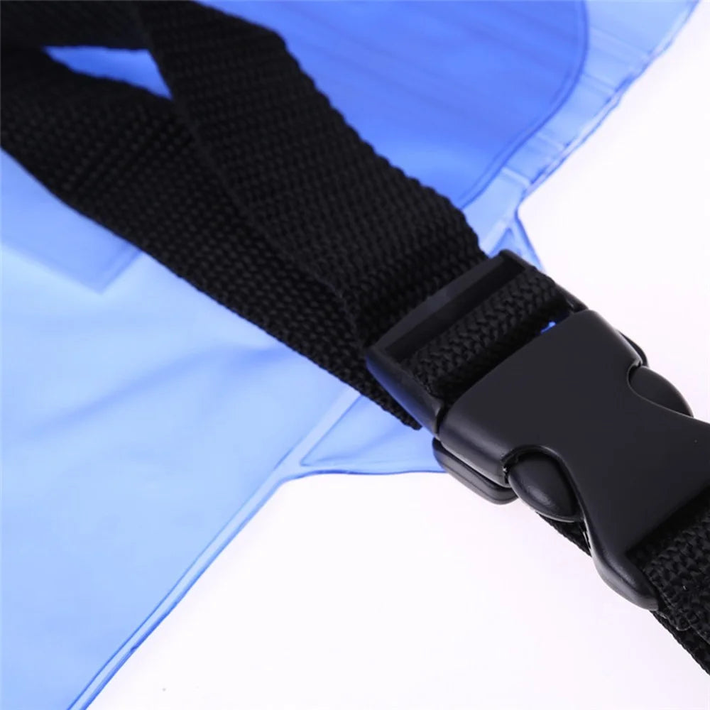 Waterproof Swim Drift Diving Bag Underwater Dry Shoulder Waist Belt Pocket Pouch - Black - 6