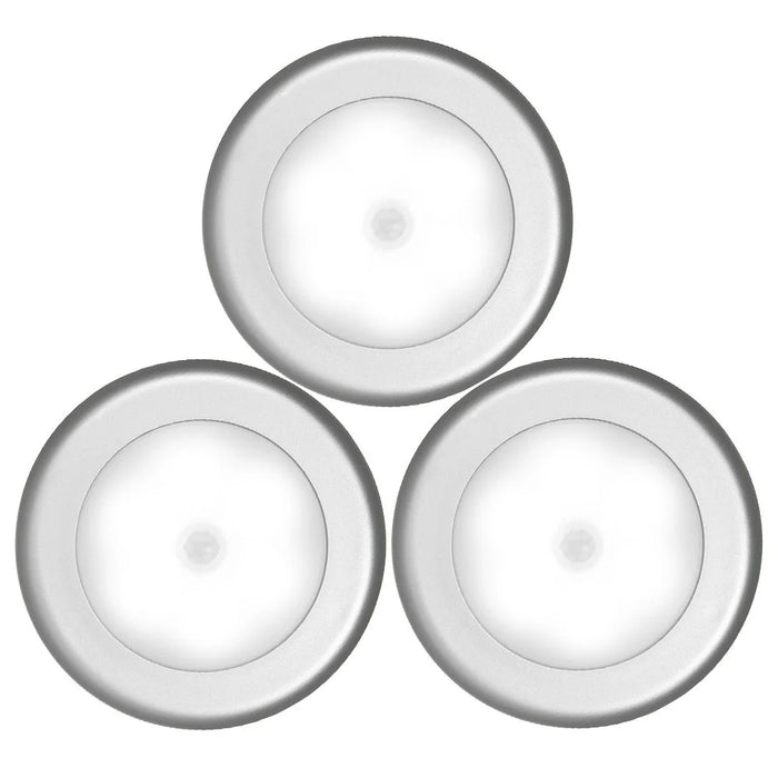 3Pcs/Set Ultra-bright Magnetic Motion Sensor LED Night Light Self-adhesive Kitchen Living Room Light Lamp - 2