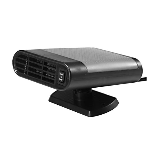 12V 150W 2-in-1 Auto Car Heater Cooling Fan Defroster Defrost Windscreen Window Demister - Black Ash/(Ordinary) - 1