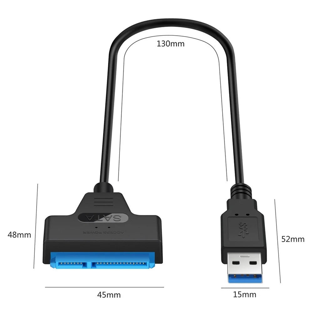 USB 3.0 to SATA Adapter Converter Cable - USB 3.0 - 2