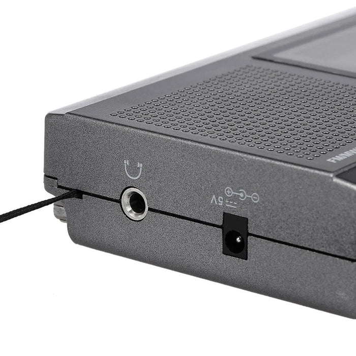FM/AM/SW Radio Multiband Digital Stereo Radio Receiver with Earphone Output Time Display Alarm Clock Function - 2
