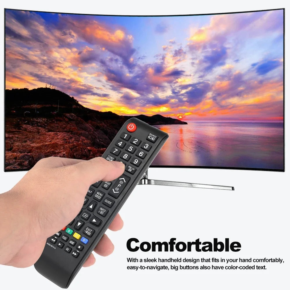 AA59-00741A For Samsung HDTV LED Smart Digital TV Universal Remote Control Wireless Smart Controller - Black - 2