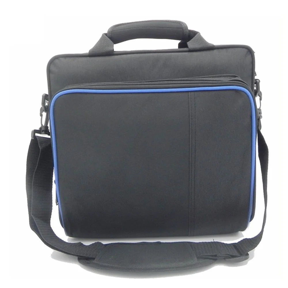 Travel Carry Protective Shoulder Bags for PS4 Console Accessory Portable Case Messenger Bag - Black - 4