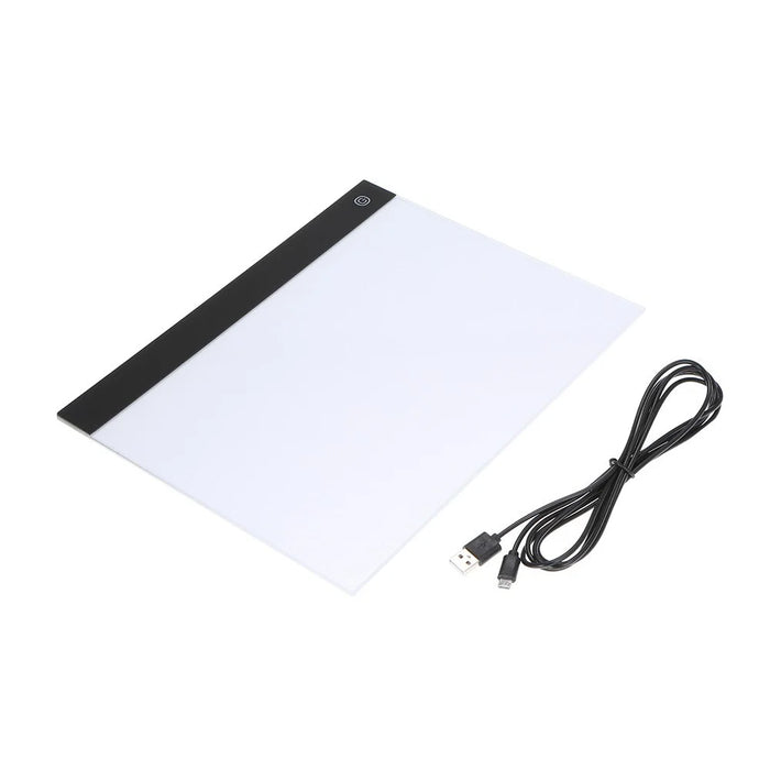LED Graphic Tablet Writing Painting Light Box Tracing Drawing Board A4 Copy Table 235x330mm [CE Certified] - Smart Brightness Memory Function - 4