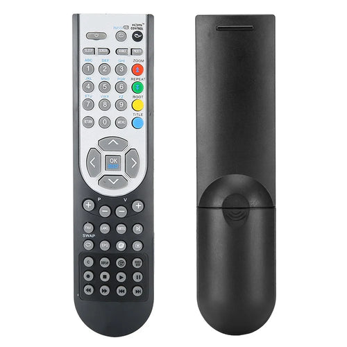 RC1900 Remote Control for Oki Hitachi Alba Celcus Luxor Grundig Sharp Jmb Telefunken Bush Techwood Akai Nevir Sanyo TV- Black - 1
