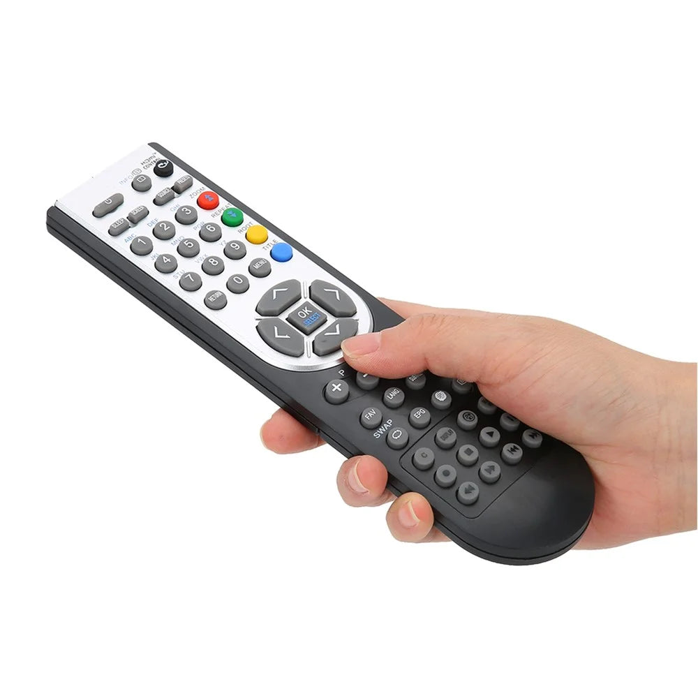 RC1900 Remote Control for Oki Hitachi Alba Celcus Luxor Grundig Sharp Jmb Telefunken Bush Techwood Akai Nevir Sanyo TV- Black - 3