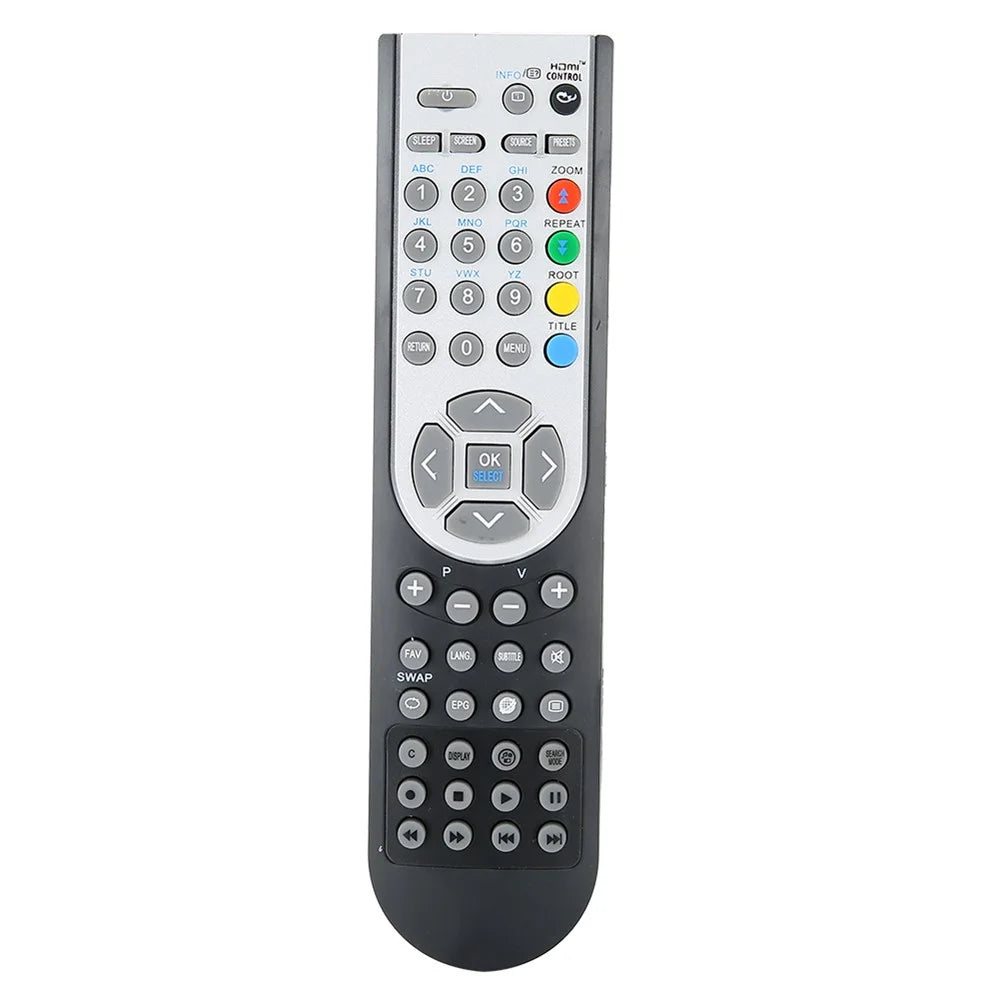 RC1900 Remote Control for Oki Hitachi Alba Celcus Luxor Grundig Sharp Jmb Telefunken Bush Techwood Akai Nevir Sanyo TV- Black - 7