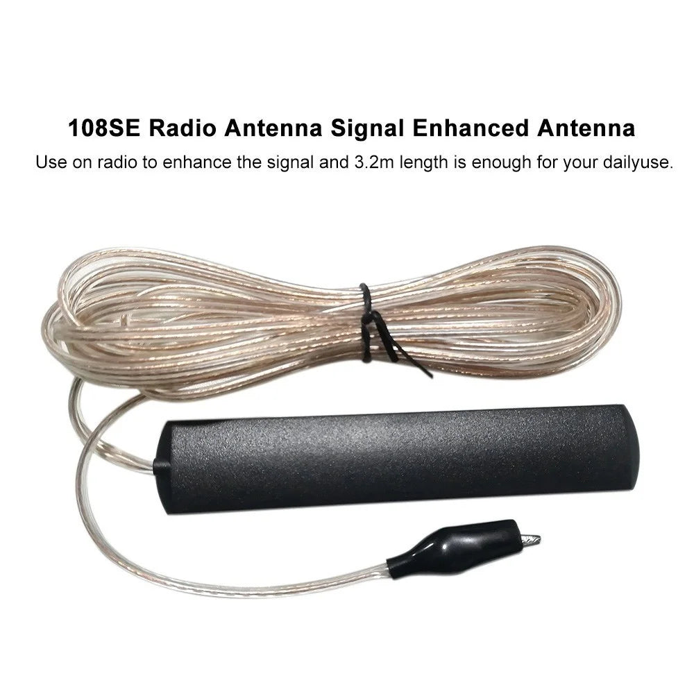 3.2m 108SE Radio Antenna Copper Wired Home Enhance Signal Radio Antenna - 1