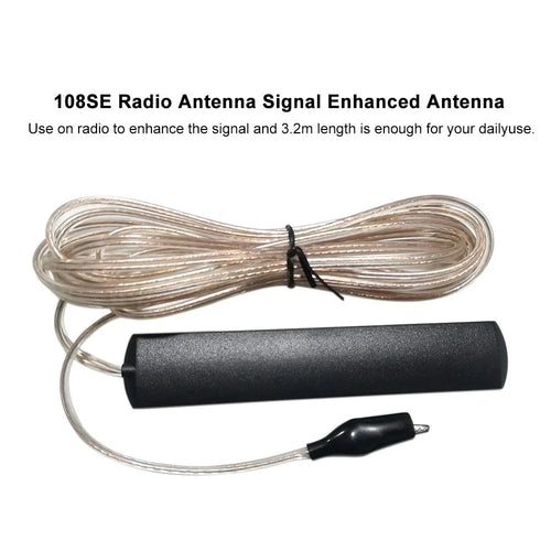 3.2m 108SE Radio Antenna Copper Wired Home Enhance Signal Radio Antenna - 1