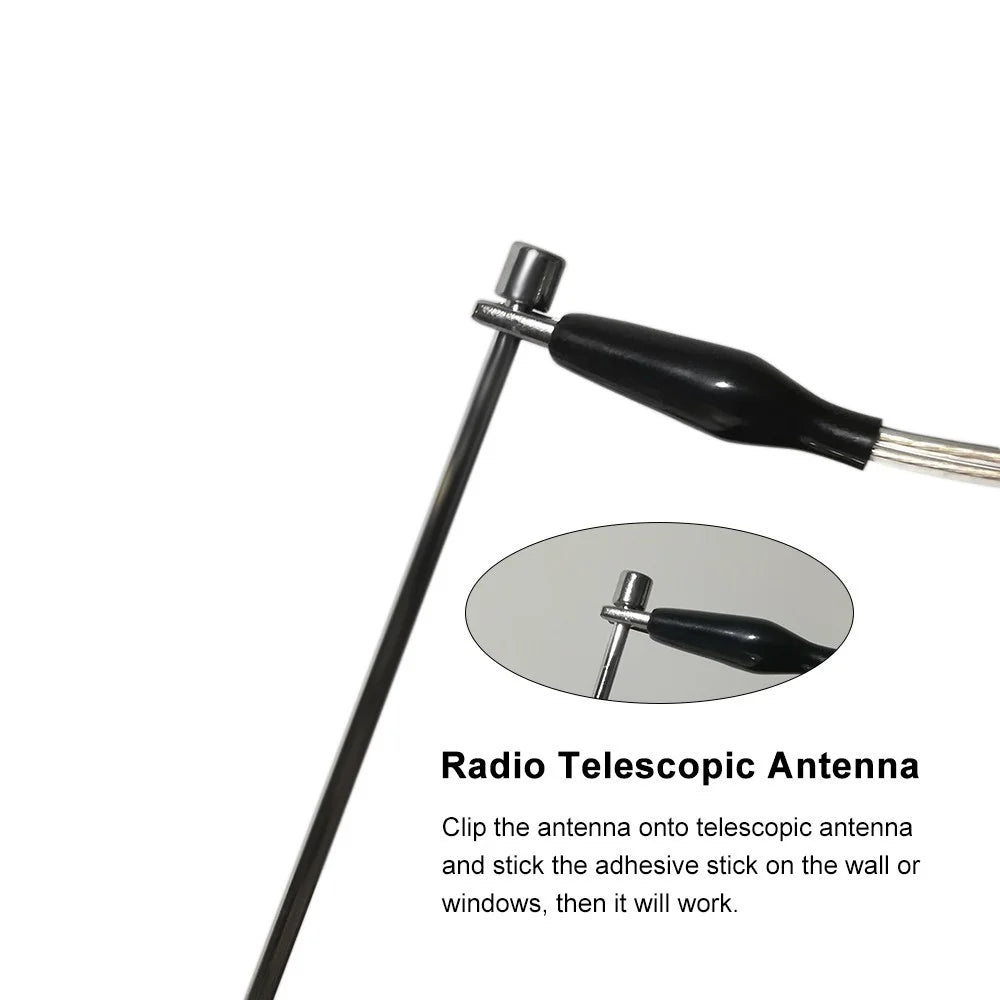 3.2m 108SE Radio Antenna Copper Wired Home Enhance Signal Radio Antenna - 3