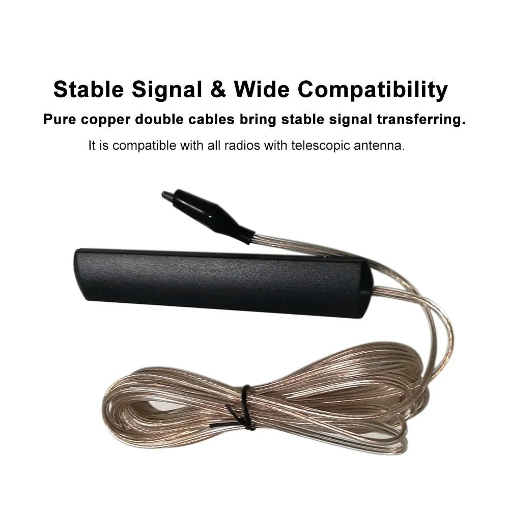 3.2m 108SE Radio Antenna Copper Wired Home Enhance Signal Radio Antenna - 4