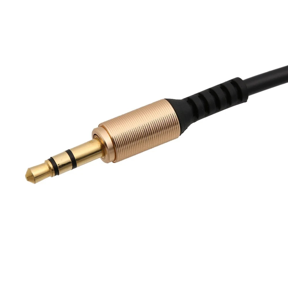 1.7 Meters Audio Extender Cord w/Spring Stretchable Telephone Coiling Line Extension Cable 3.5mm Jack Male to Male AUX Cable 3.5 mm for Computer Mobile Phones Amplifier - Black - 7