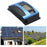 100A MPPT Solar Charge Controller 12V/24V Solar Panel Regulator with LCD Display Dual USB Multiple Load Control Modes - 3