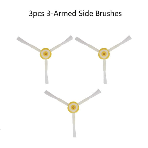 3 PCS for iRobot Roomba 500 / 530 / 600 / 610 / 614 / 700 / 760 Cleaning Sweeper Robot Vacuum Cleaner Parts Side Brush 3-armed Replacement - 1