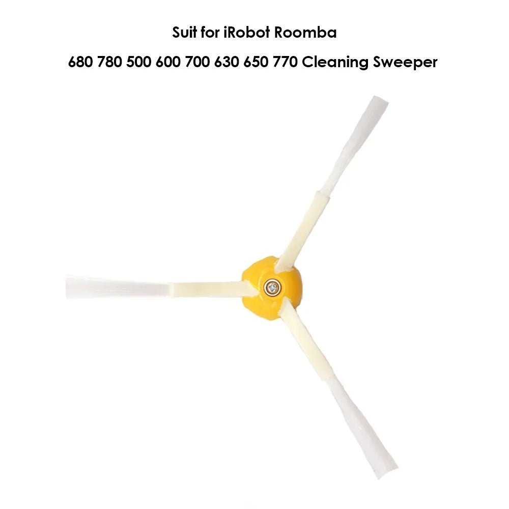 3 PCS for iRobot Roomba 500 / 530 / 600 / 610 / 614 / 700 / 760 Cleaning Sweeper Robot Vacuum Cleaner Parts Side Brush 3-armed Replacement - 3