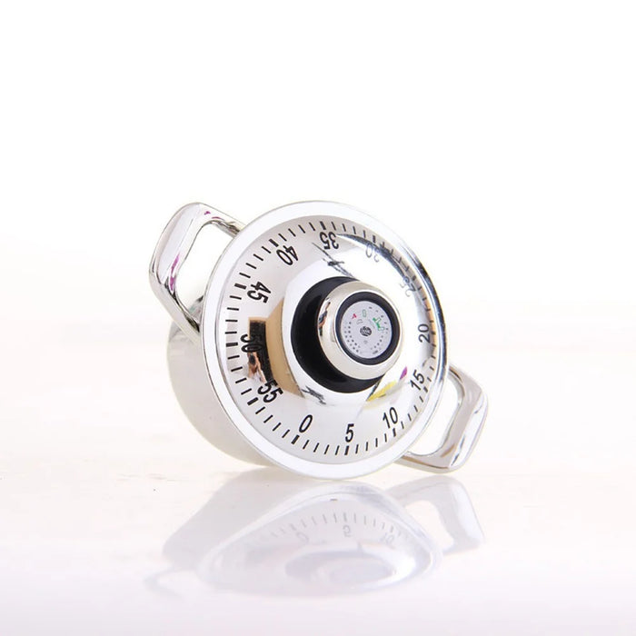 Stainless Steel Kitchen 60 Minutes Timer Clock Teapot Clockwork Cooking - Type 2 - 5