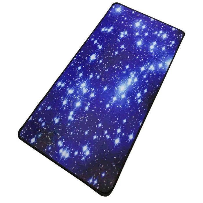 Starry Sky Picture Locking Edge Anti-Slip Gaming Mouse Pad Mat for PC Computer Laptop MackBook - Size: 600 x 300mm - 4