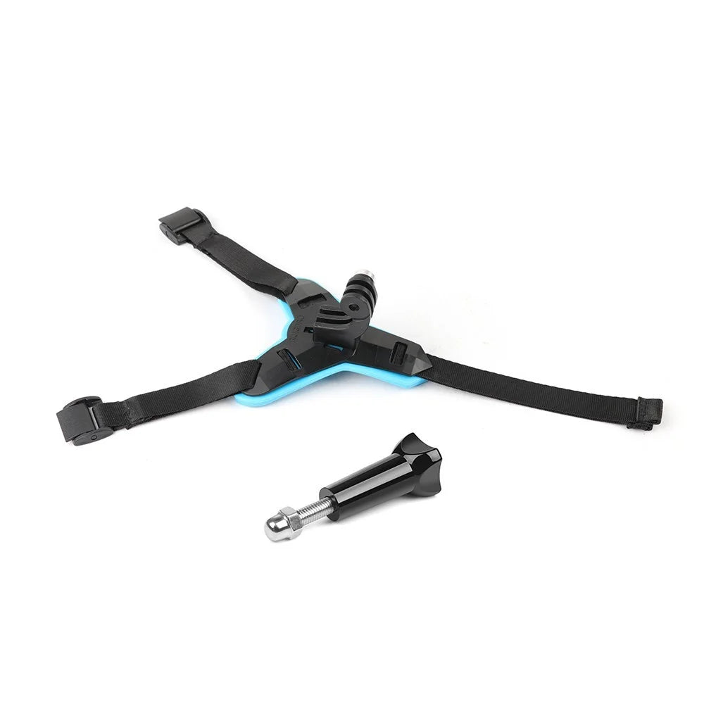 Universal Full Face Motorcycle Helmet Chin Mount Jaw Holder Strap for GoPro Hero 7/6/5/4/3 SJCAM SJ5000/6000/7000 DJI Osmo Action Etc. - 3