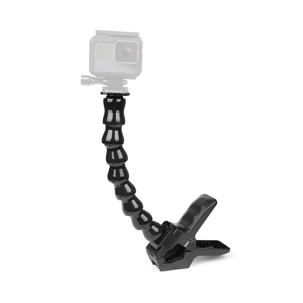Flexible Action Camera Clamp Mount Adjustable Bracket Holder Stand for GoPro Hero 7/6/5/4 for SJCAM Xiaomi Yi 4K 4K+ Sports Cameras Accessories - 7