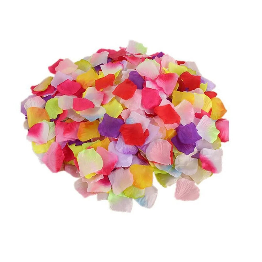 Non-real Flower Petals Silk Rose Artificial Petals for Wedding Party Decorations - 1000Pcs/Pink - 5