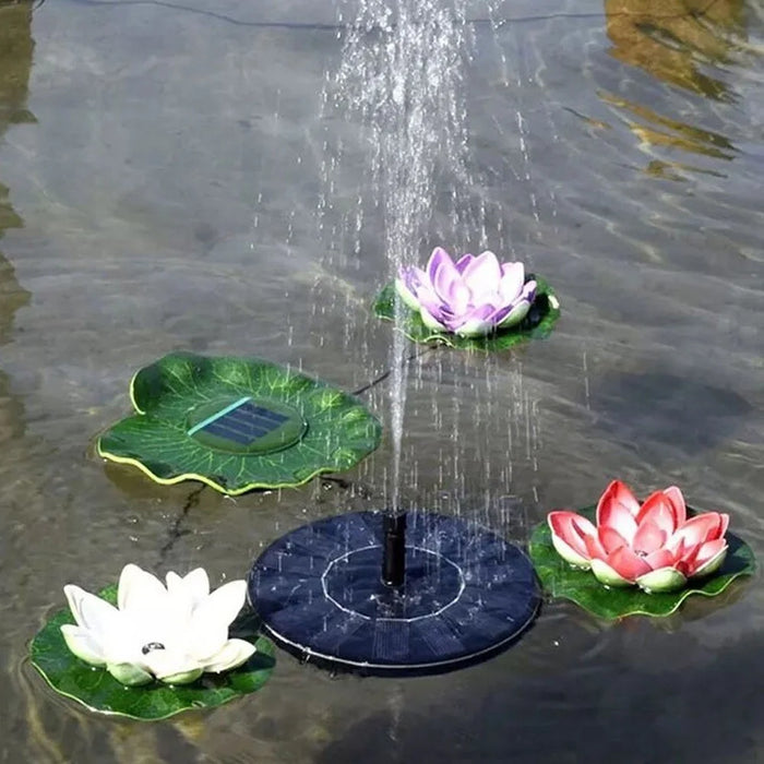 Water Floating Solar Powered Fountain Pump Brushless Bird Bath Fountain Pump Kit - 4