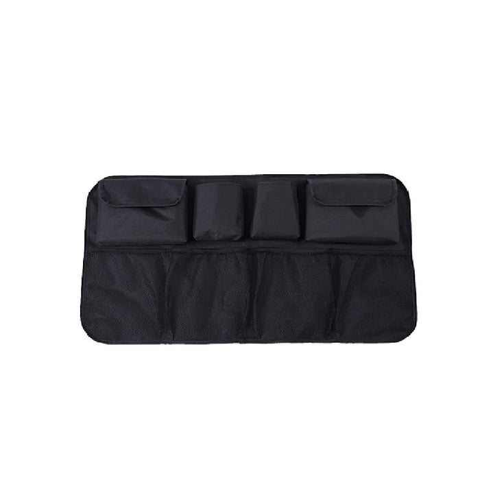 Auto Car Organizer Trunk Back Seat Universal Storage Bag Mesh Net Pocket - Black - 7
