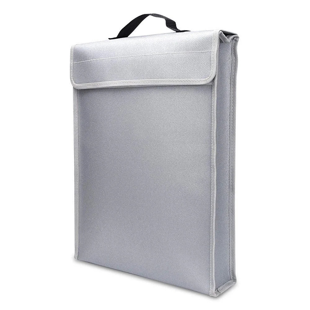 Fireproof Document Bag Document Holder Pouch Home Office Safe Bag Fire & Water Resistant File Folder Safe Storage for Laptop Jewelry Cash Valuables 400 * 300 * 65mm - 1