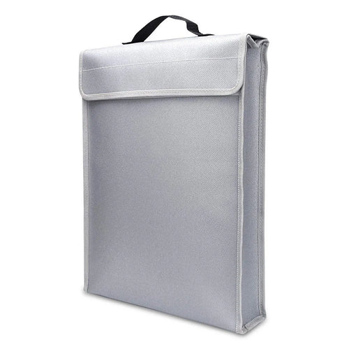 Fireproof Document Bag Document Holder Pouch Home Office Safe Bag Fire & Water Resistant File Folder Safe Storage for Laptop Jewelry Cash Valuables 400 * 300 * 65mm - 1