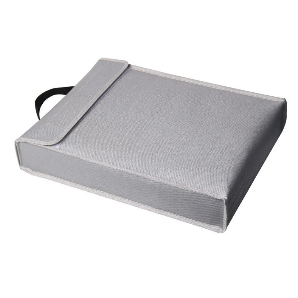 Fireproof Document Bag Document Holder Pouch Home Office Safe Bag Fire & Water Resistant File Folder Safe Storage for Laptop Jewelry Cash Valuables 400 * 300 * 65mm - 2