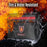 Large Fireproof Document Bag Waterproof Document Holder with Shoulder Strap Handle Safe Storage Bag Pouch - 5