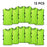 12PCS Adults Soccer Quick Drying Football Vest Practice Sports Vest Breathable Bibs - Fluorescent Green - 1