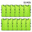 12PCS Adults Soccer Quick Drying Football Vest Practice Sports Vest Breathable Bibs - Fluorescent Green - 4