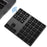 Aluminium 34-Key Wireless Numeric Bluetooth-compatible Keyboard Keypad for Windows/iOS/Android - Black - 1