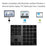 Aluminium 34-Key Wireless Numeric Bluetooth-compatible Keyboard Keypad for Windows/iOS/Android - Black - 6