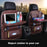 Multifunction Car Seat Back Bag Folding Table Organizer Pad Drink Storage Pocket - Black - 2