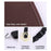 Multifunction Car Seat Back Bag Folding Table Organizer Pad Drink Storage Pocket - Black - 5