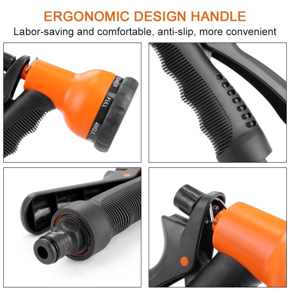 Garden Watering Spray Gun Car Cleaning Wash Spray Gun Set - 6