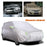 Car Cover Full Sedan Covers with Reflective Strip Sunscreen Protection Dustproof - Silver/Size: M - 2