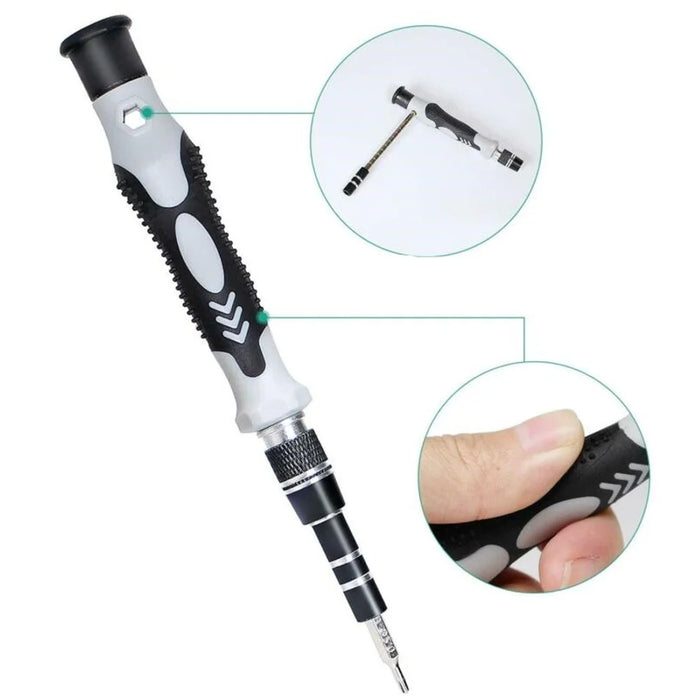 115-in-1 Magnetics Precision Screwdriver Set Fit Computer PC Phone Repair Tool Set Kits - 6