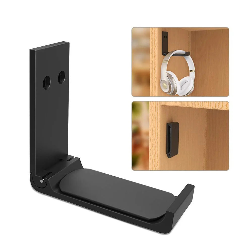 Foldable Universal Headphone Hanger Headset Holder Hook for Home Studio Office - 1