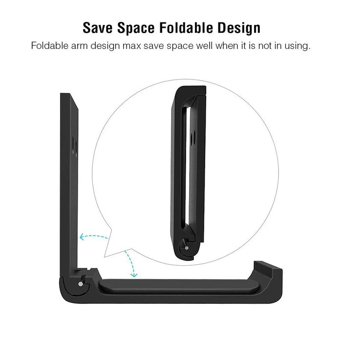 Foldable Universal Headphone Hanger Headset Holder Hook for Home Studio Office - 2