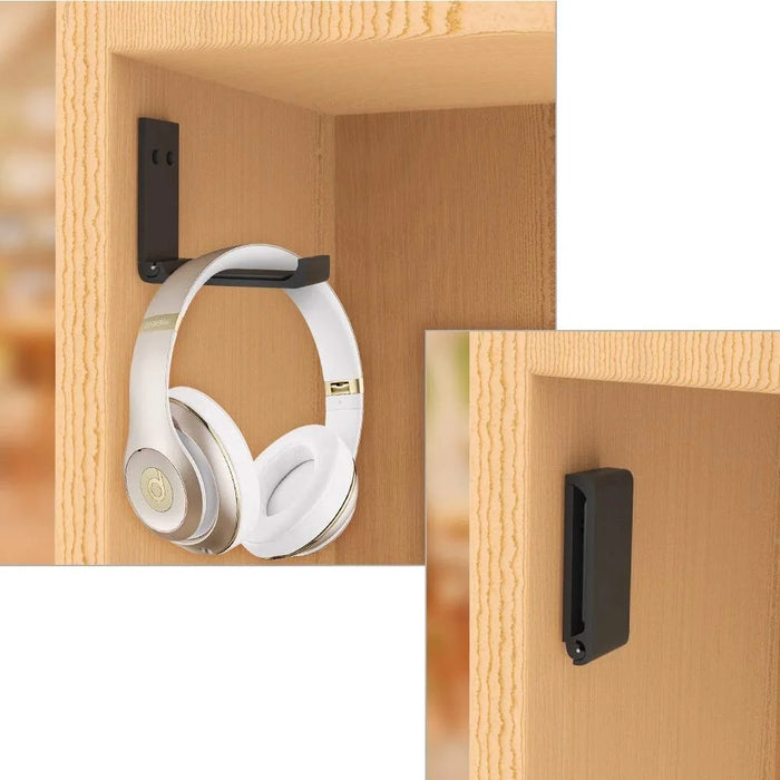Foldable Universal Headphone Hanger Headset Holder Hook for Home Studio Office - 4