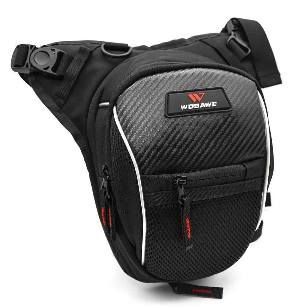 Drop Leg Bag Multifunctional Reflective Leg Bag Motorcycle Bike Cycling Waist Pack Thigh Bag - 2